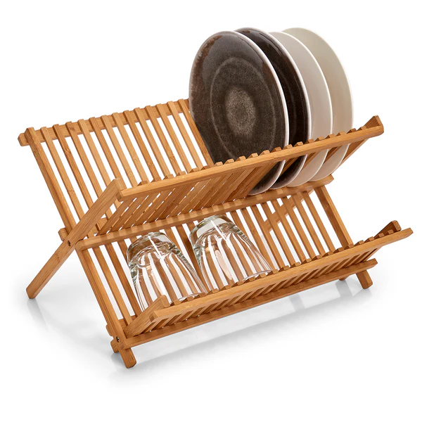 Tellerabtropfständer Karise - Bambus - natur - 42 x 35 x 25 - Image 3