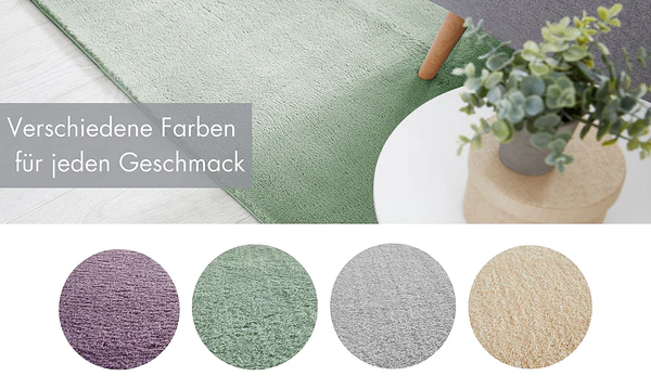 Teppich Arezzo - Polyester - Grün - 80 x 80 cm - Image 12