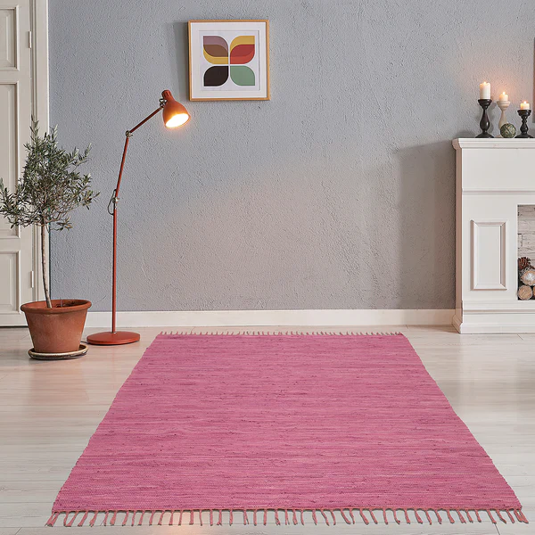 Teppich Happy Cotton - Baumwolle - Beere - 160 x 230 cm - Image 2