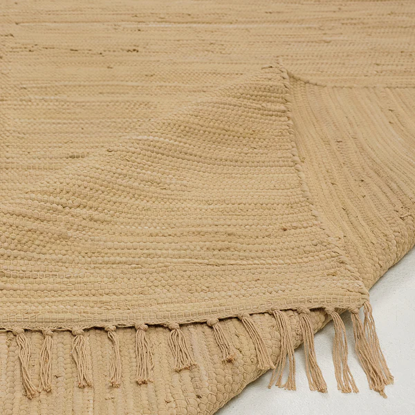 Teppich Happy Cotton - Baumwolle - Beige - 40 x 60 cm - Image 3