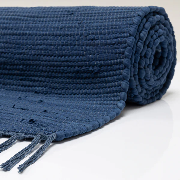 Teppich Happy Cotton - Baumwolle - Blau - 70 x 140 cm - Image 4