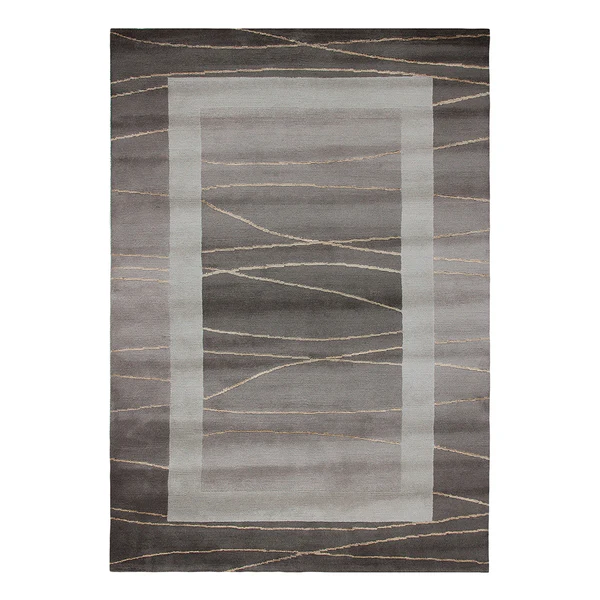 Teppich Linea - Wolle/ Hellbraun - 70 cm x 140 cm