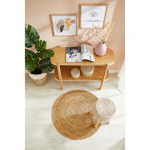 Teppich Mamda I - Jute - Durchmesser: 80 cm - Image 2