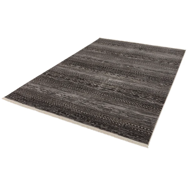 Teppich Mystik I - Webstoff - Dunkelgrau - 70 x 140 cm - Image 2