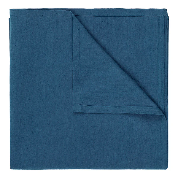 Tischdecke Rimini - Baumwolle - Dunkelblau