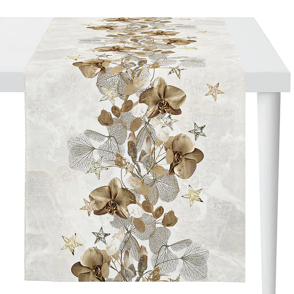 Tischläufer 3620 - Baumwolle - Beige