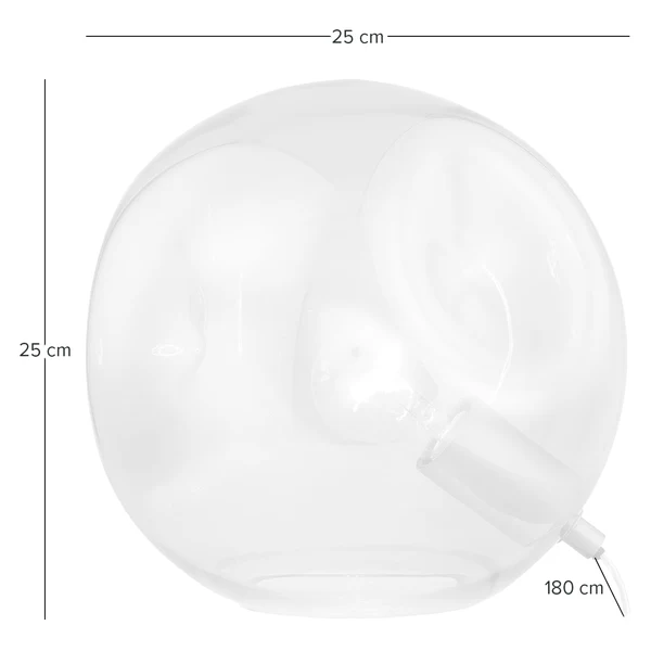 Tischleuchte Arta - Rauchglas - 1-flammig - Rauchgrau - Image 7