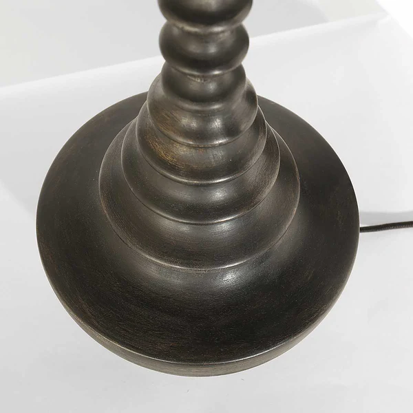 Tischleuchte Bois Typ A - Aluminium / Eiche Teilmassiv - Braun - 1-flammig - Image 11