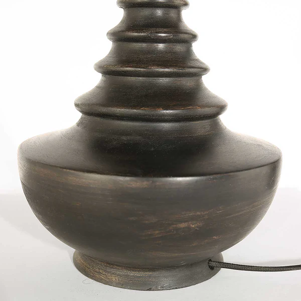 Tischleuchte Bois Typ A - Aluminium / Eiche Teilmassiv - Braun - 1-flammig - Image 12