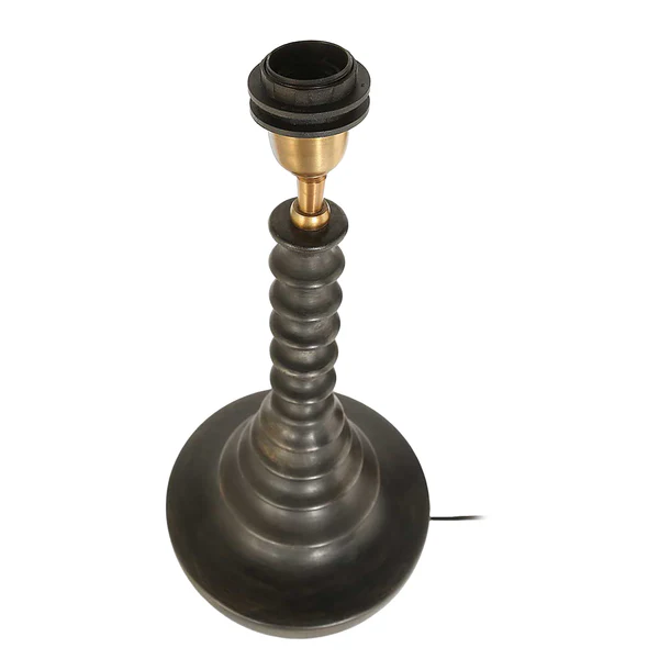 Tischleuchte Bois Typ A - Aluminium / Eiche Teilmassiv - Braun - 1-flammig - Image 4