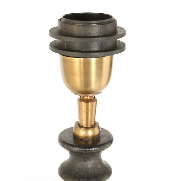 Tischleuchte Bois Typ A - Aluminium / Eiche Teilmassiv - Braun - 1-flammig - Image 9