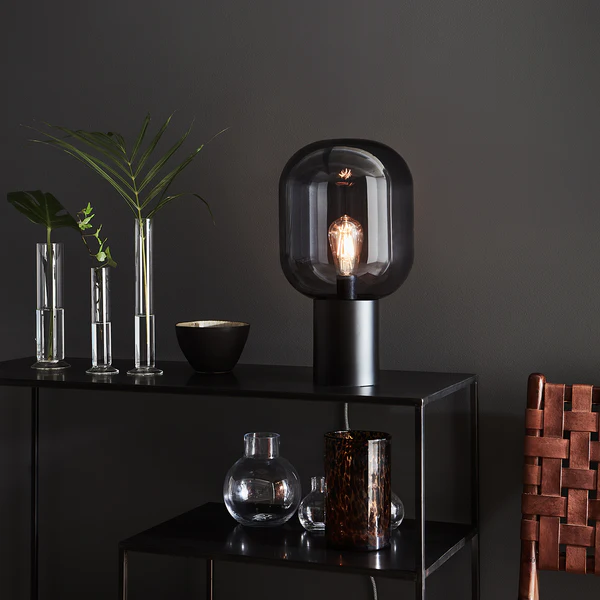 Tischleuchte Brooklyn I - Glas / Stahl - 1-flammig - Image 2