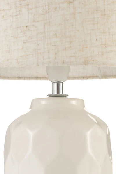 Tischleuchte Charming Sparkle - Keramik - Beige - 1-flammig - Image 5