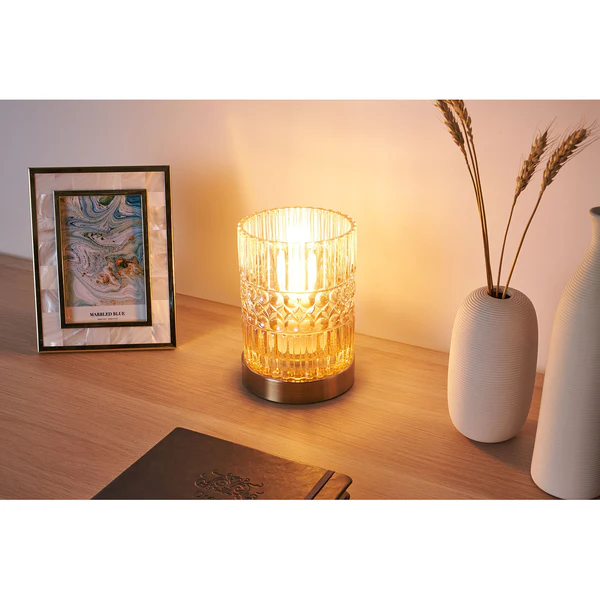 Tischleuchte Crystal Elegance - Glas / Messing - 1-flammig - Image 2
