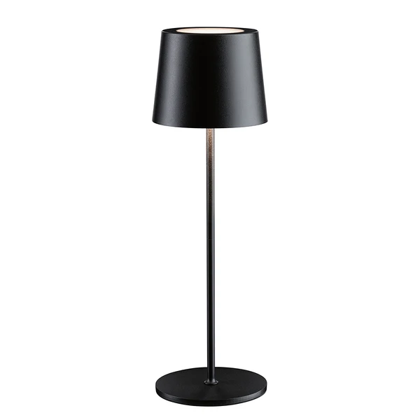 Tischleuchte Gilo - Aluminium / Kunststoff - 1-flammig - Schwarz - Image 5