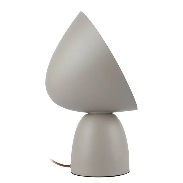 Tischleuchte Hello - Stahl / Opalglas - 1-flammig - Taupe - Image 4