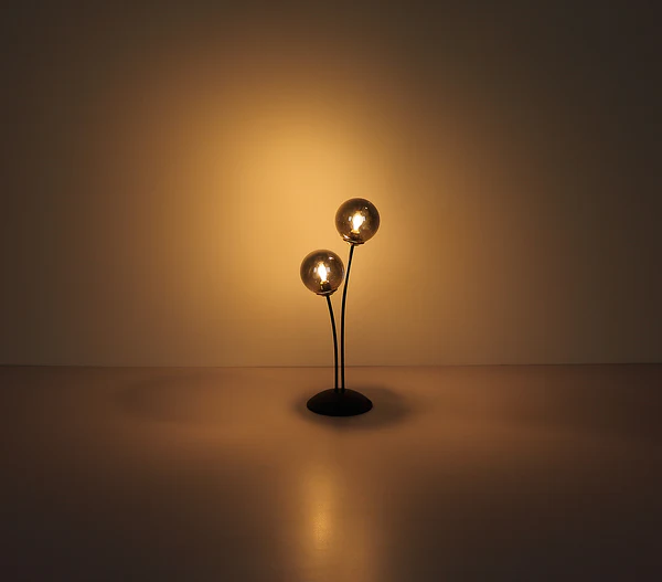 Tischleuchte Jorge Typ A - Farbglas / Eisen- 2-flammig - Image 3