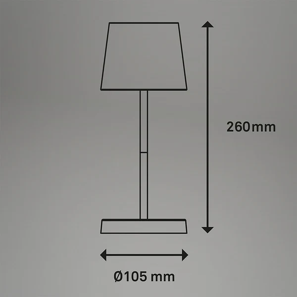 Tischleuchte Lohela - Polyethylen - Schwarz - Schwarz - Image 7