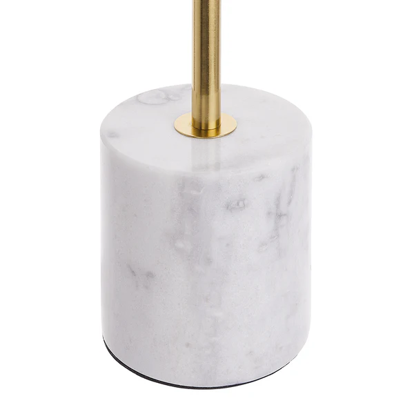 Tischleuchte LUNA - Metall / Glas / Marmor - 1-flammig - Gold / Weiß - Image 10