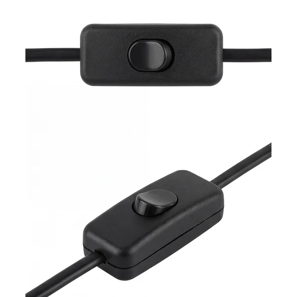 Tischleuchte Nuvio - Eisen / Leinen - 1-flammig - Schwarz - Image 11