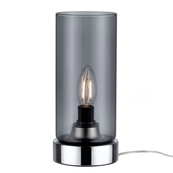 Tischleuchte Pinja II - Glas / Chrom - 1-flammig