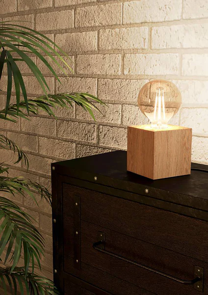 Tischleuchte Prestwick - Holzwerkstoff - 1-flammig - Beige - Image 3