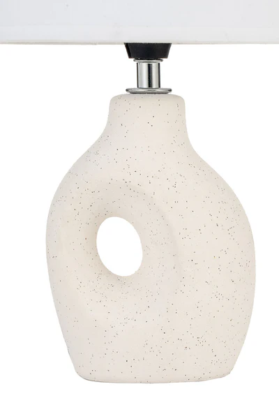 Tischleuchte Pure Crush - Keramik - Beige - 1-flammig - Image 7