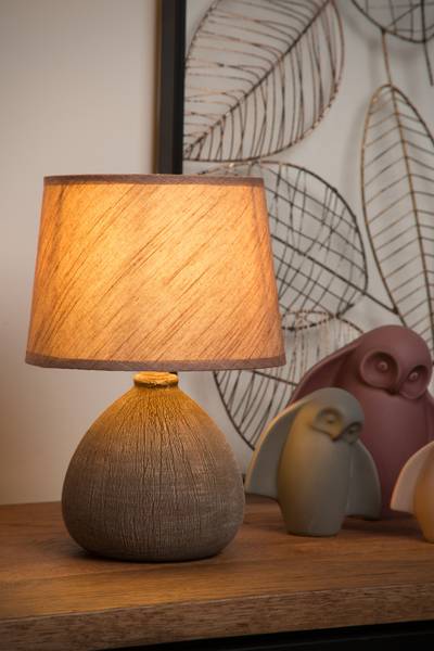 Tischleuchte Ramzi - Keramik - Beige - Image 3