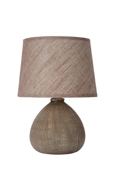 Tischleuchte Ramzi - Keramik - Beige - Image 6