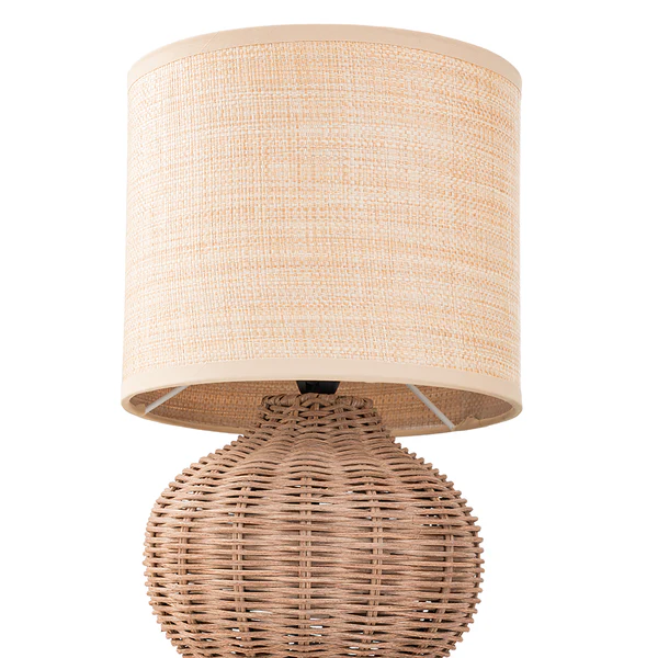 Tischleuchte Rauma III - Rattan - 1-flammig - Braun - Image 7