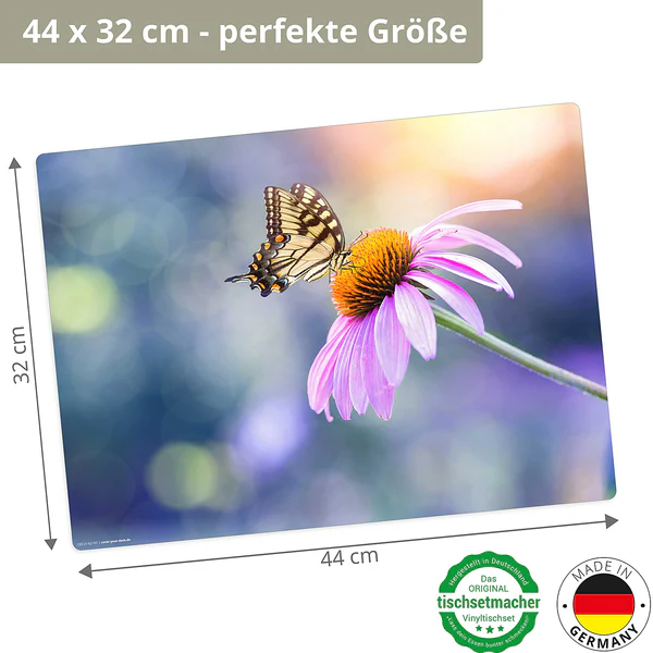 Tischset Schmetterling (4er-Set) - Vinyl - Mehrfarbig - Image 4