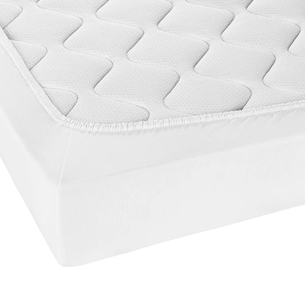 Topper-Spannbetttuch 0077641 - Baumwolle / Elasthan - Weiß - 90-100 x 200-220 cm - Image 3