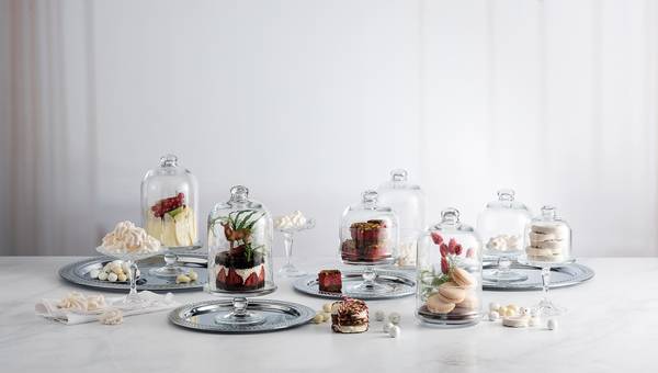 Tortenplatten Mini Patisserie - Klarglas - Transparent - 4-teilig - Image 5