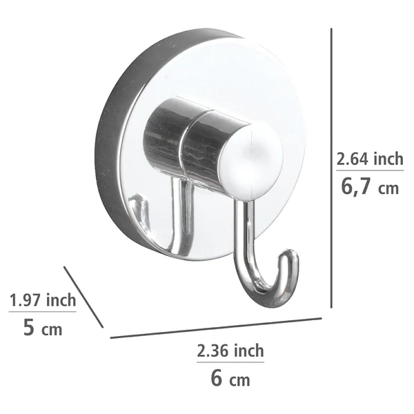 Vacuum-Loc Haken Glostrup (2er-Set) - ABS - Silber - Image 9