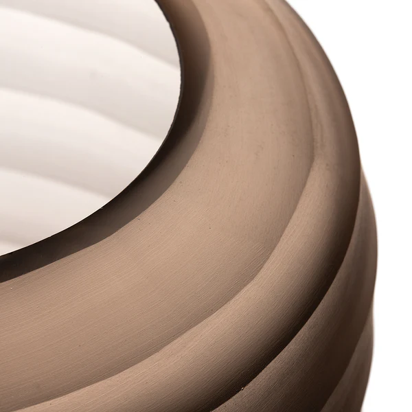 Vase Bellagio 17,5 cm - Farbglas - Beige - Image 2