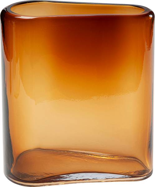 Vase Grazioso - Farbglas - Braun - Höhe: 32 cm - Image 3