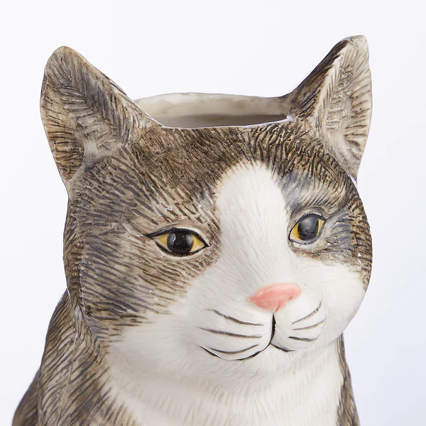 Vase MINKA Katze - Steingut - Grau - Image 7