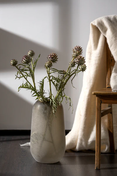 Vase Trogolo Typ B - Farbglas - Taupe - Image 2