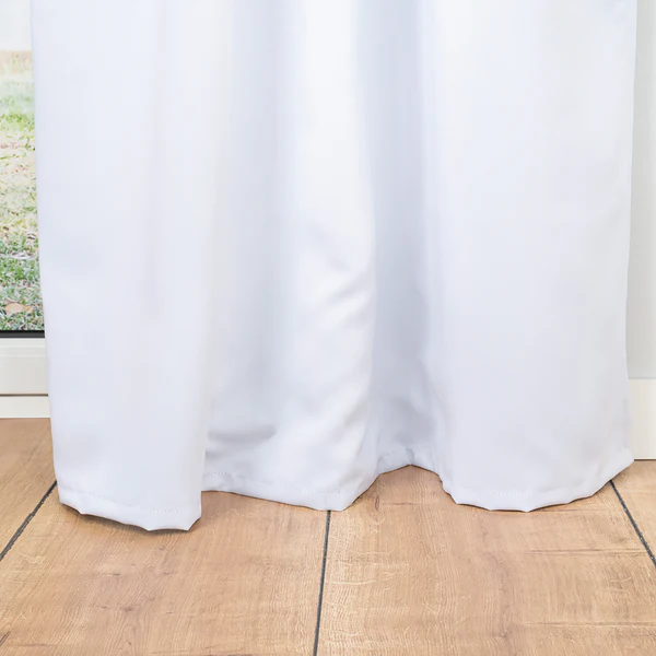 Verdunklungs-Schlaufenschal Day&Night - Polyester - Weiß - 135 x 245 cm - Image 6