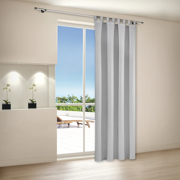 Verdunklungsvorhang Fides - Polyester - Grau - Image 3