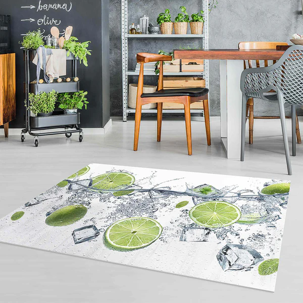 Vinylteppich Erfrischende Limette - Vinyl / Polyester - 150 x 100 cm - Image 3