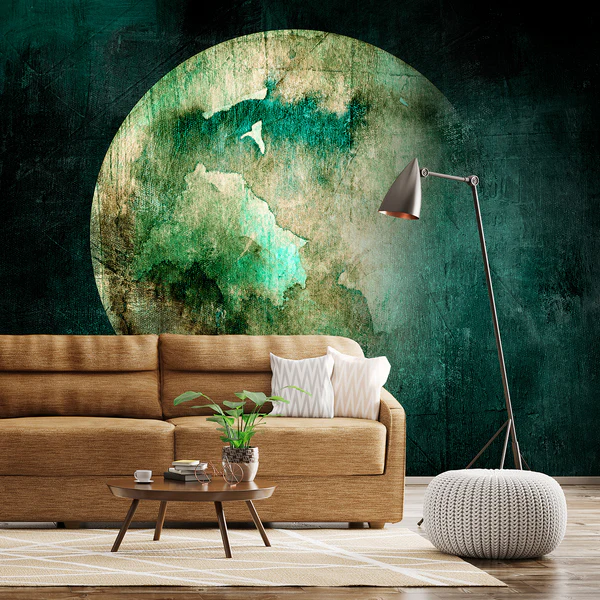 Vlies Fototapete Green Pangea - Premium Vlies - Mehrfarbig - Breite: 300 cm - Image 2