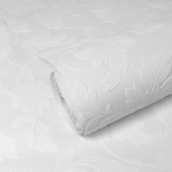 Vliestapete Acanthus - Grau - 0,52m x 10,05m x 0,02m - Image 4