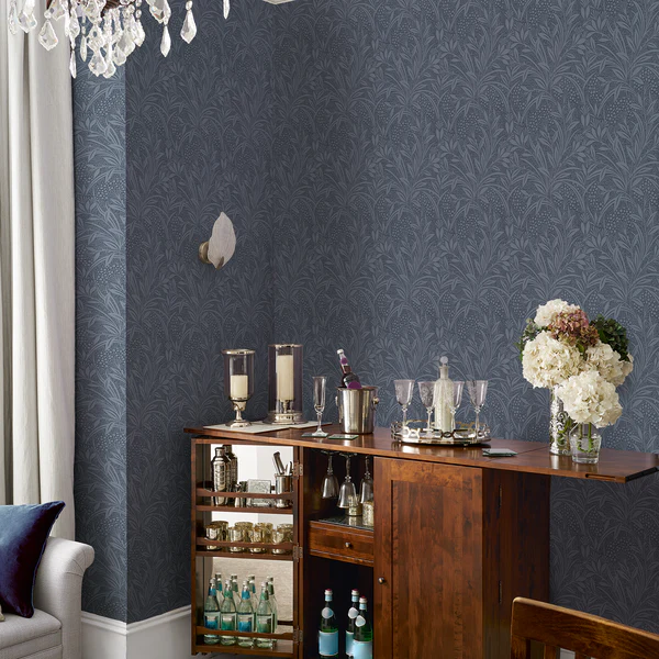 Vliestapete Barley - Vlies - Blau - Image 3