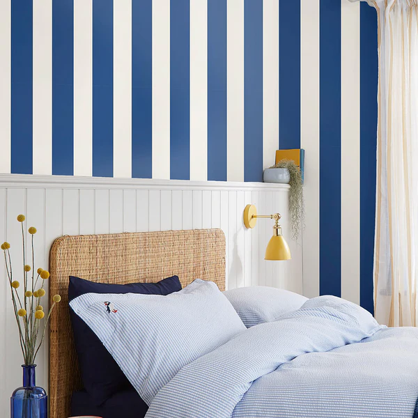Vliestapete Harborough Stripe - 10 m x 52 cm - Blau - Image 2