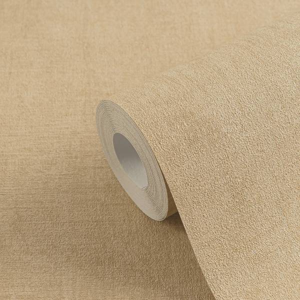 Vliestapete Hoa Leinenstruktur - Vlies - Beige - Image 6