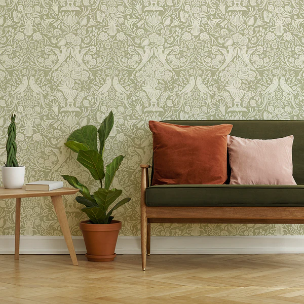 Vliestapete Miracle - 10 m x 52 cm - Beige - Image 3