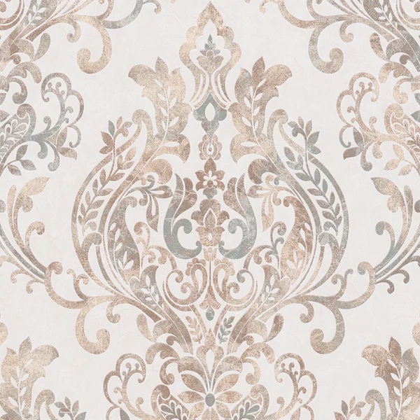 Vliestapete Olga - Vlies - Beige / Rosa
