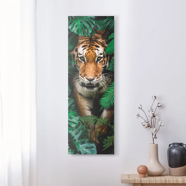 Wandbild Tiger - Grün - Image 2