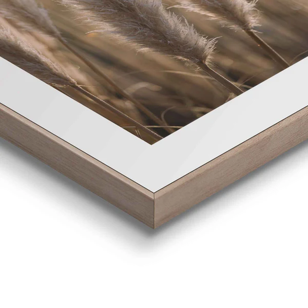 Wandbilder Set Natur (2-tlg.) - Print in Holzrahmen - Beige - Image 3